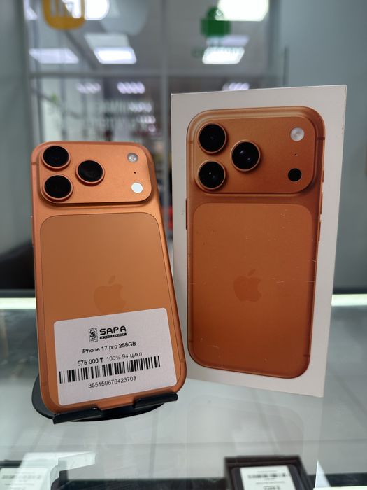 iphone 17 pro 256gb orange 100%