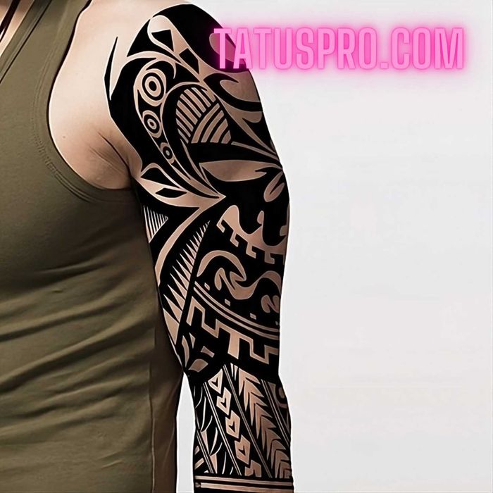 Временна татуировка "Warrior's Spirit" | Бърза доставка | Tatuspro.com