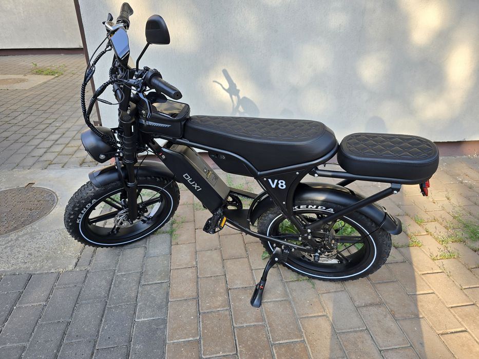 Bicicleta electrica 2 locuri 150km autonomie,casca moto open face