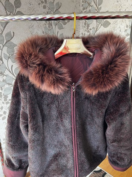 Двухсторонние шуба+куртка московский