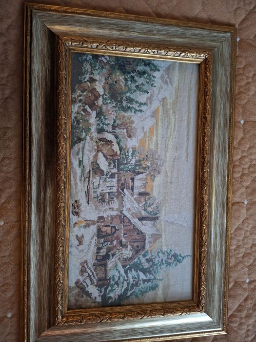 Goblen "Peisaj de iarna" 37/19 cm