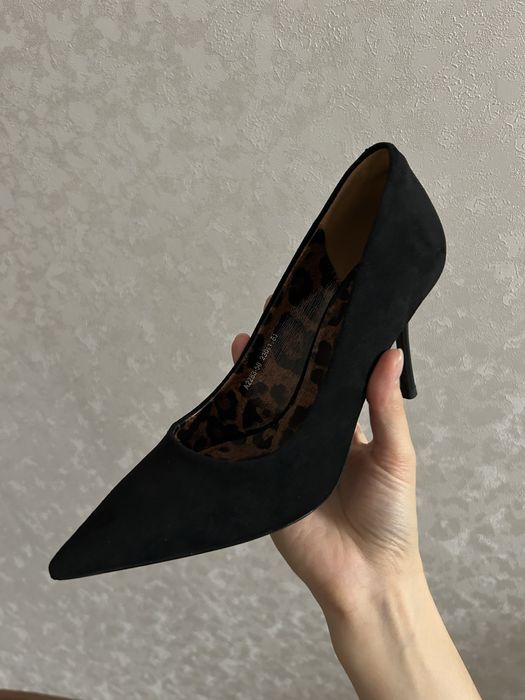 Туфли замшевые лодочки