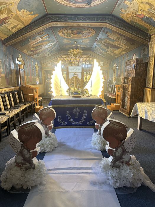 Arcada baloane/Oglinda foto/Photocorner floral/Aripi inger