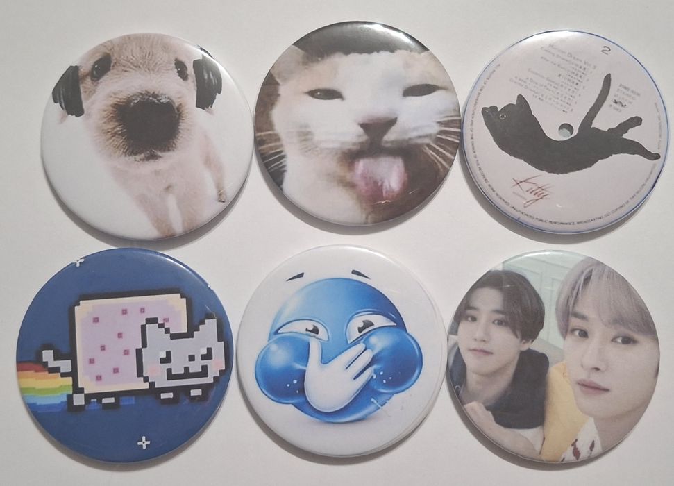 Значки на сумку 58мм