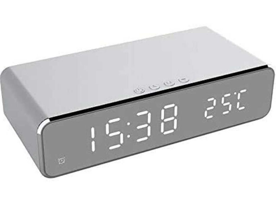 Цифров будилник Maxxter с функция за индукционно зареждане