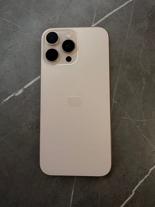 •	iPhone 16 Pro Max Desert Titanium