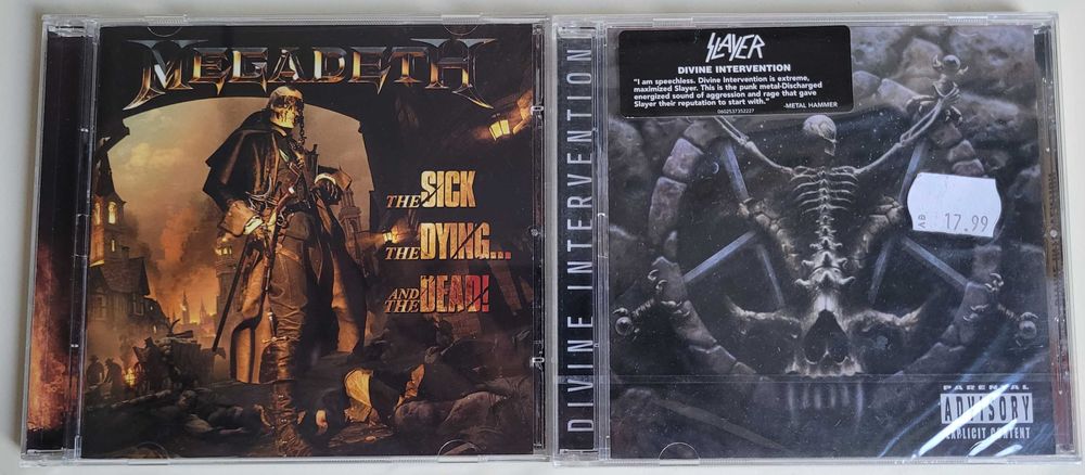 Оригинални CD албуми – Megadeth и Slayer