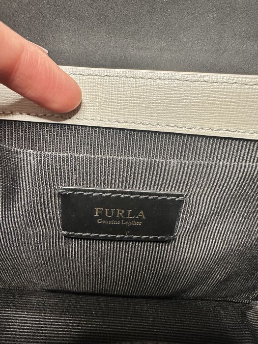 Geanta FURLA Gri din piele naturala