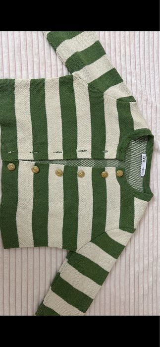 Кофта зара зеленая