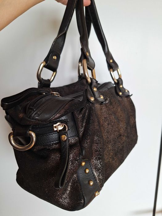 Италианска кожена чанта.