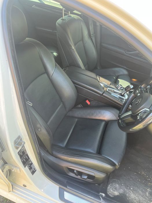 Interior piele neagra bmw seria 5 f10 2014 lci facelift scaune fata spate