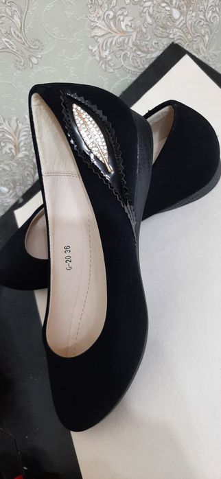 Туфли балетки лодочки