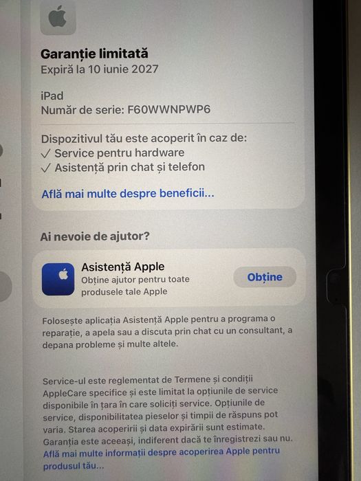 Ieftin!-iPad A16 -11 inch, 128 GB ,WI-FI-NOU-Nout,Garantie REALA ,100% Impecabil Tehnic&Estetic-Cutie Full !!!