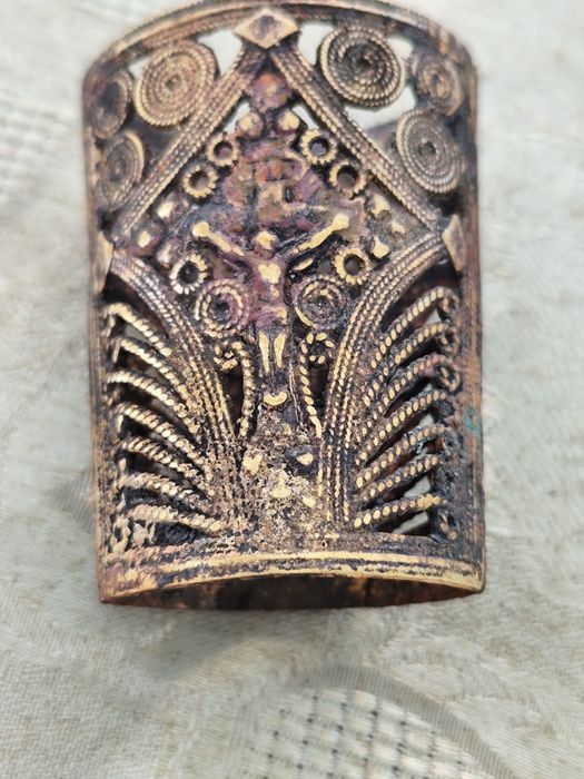 Сребро с живачна позлата