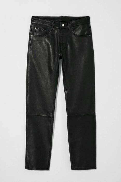 Pantaloni skinny fit  din piele naturală leather edition