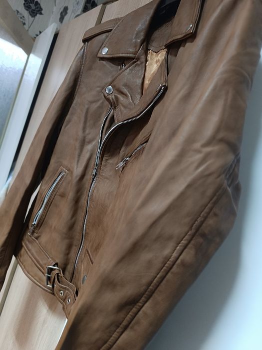 Мъжко кожено яке - агнешка кожа