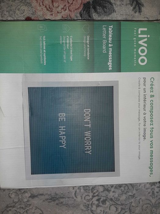 Tabla pentru mesaje motivationale