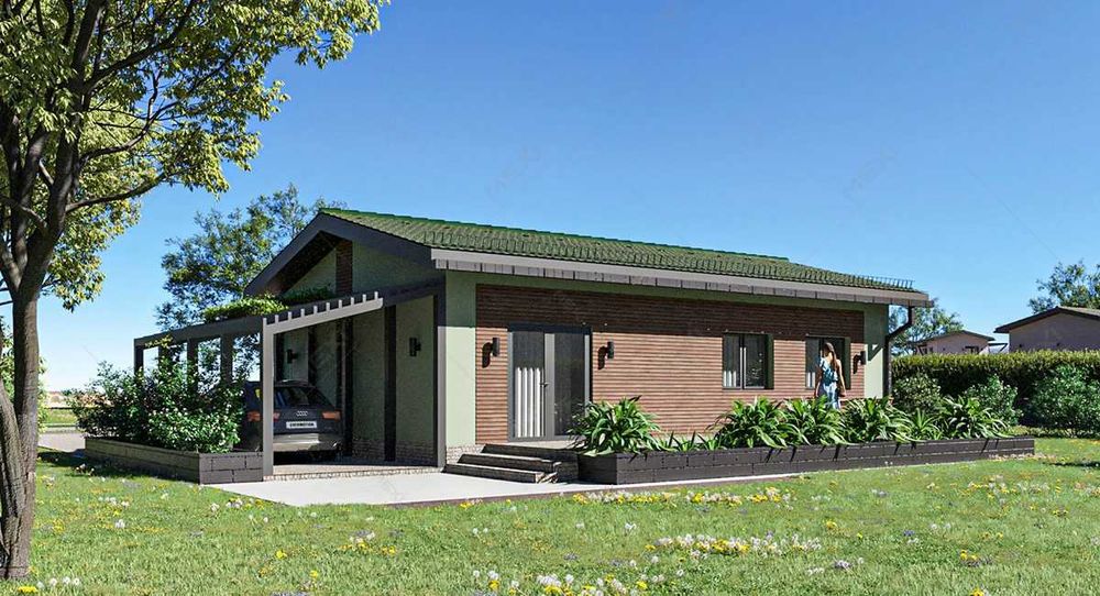 Case pe structura metalica