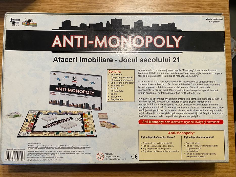 Joc de societate Anti-monopoly