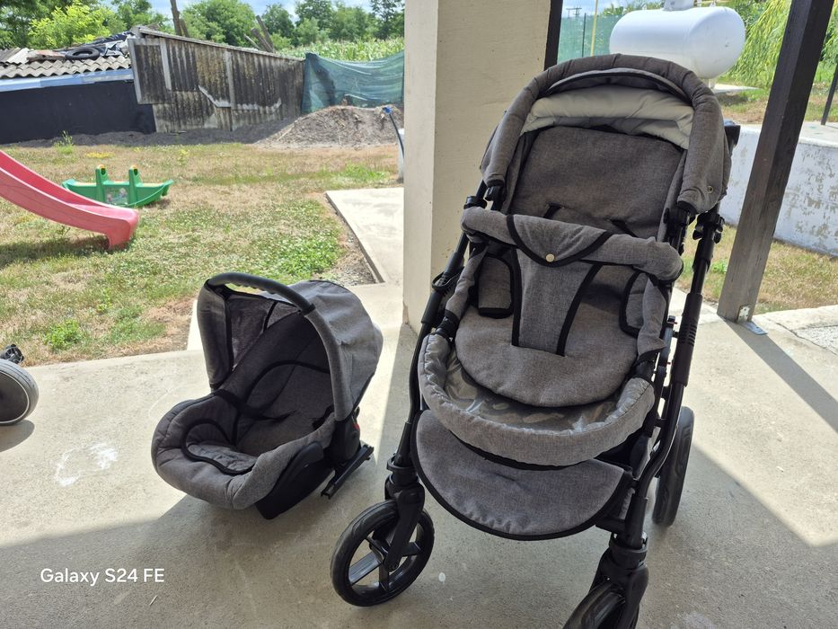 Carucior copii 3 in 1 Boston Grey