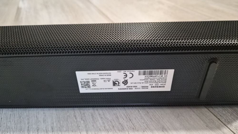 Soundbar Samsung HW-K450/EN, 300W, 2.1, USB, Bluetooth, Subwoofer wireless, Negru

 4.52