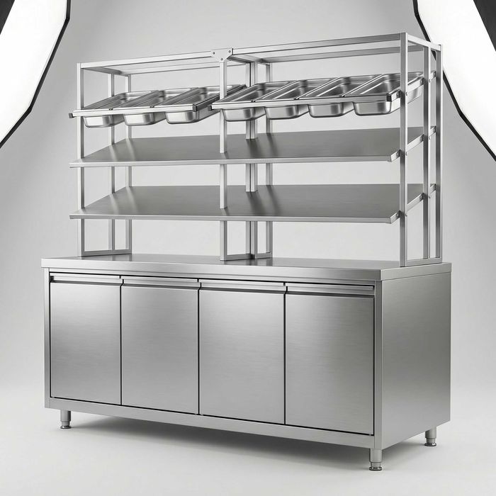 Vitrina xolodilnik Nerjaveyka Нержавейка / Витрина холодильная