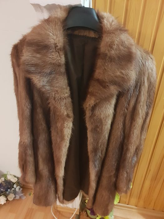 Haina de blana naturala maro