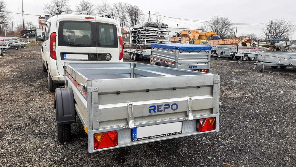 Remorca 750 kg, Remorca Repo, carte RAR inclusa, remorca ATV