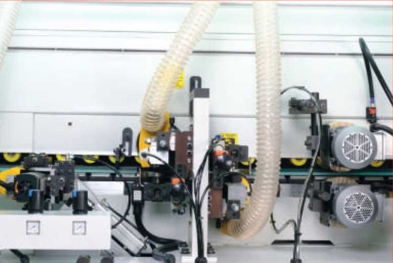 Masina Cantuit ABS cu Prefrezare dubla,Rotunjire, Canelare, Aer cald