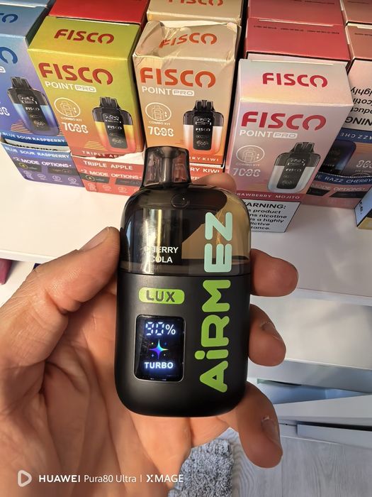 Vape 100.000 Puffs Airmez Gama De Lux Reincarcabil Mod Turbo