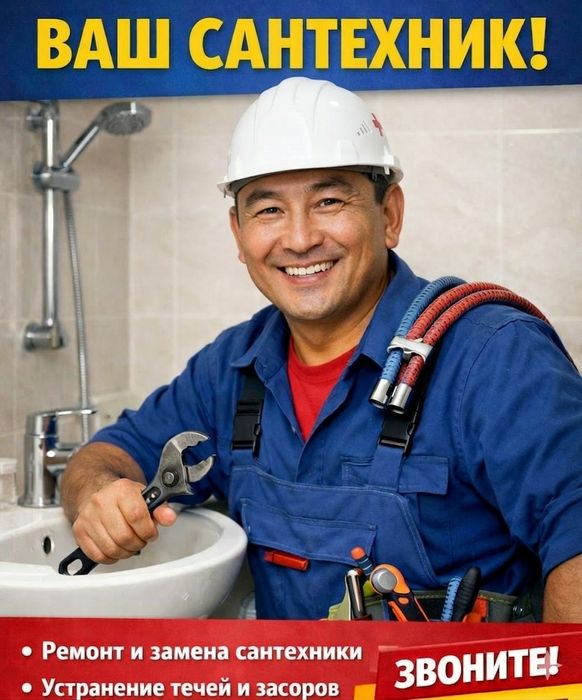 Сантехник Алматы, Прочистка канализации и Засоры 24/7 Все районы