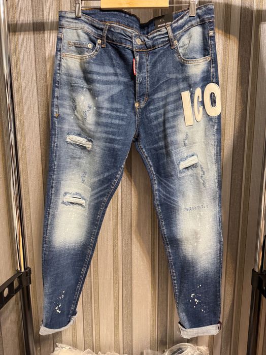 Blugi Dsquared2 albastru premium