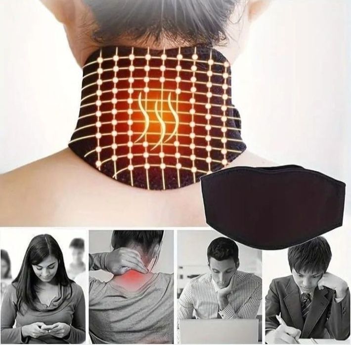 Guler cervical cu turmalină și magneți