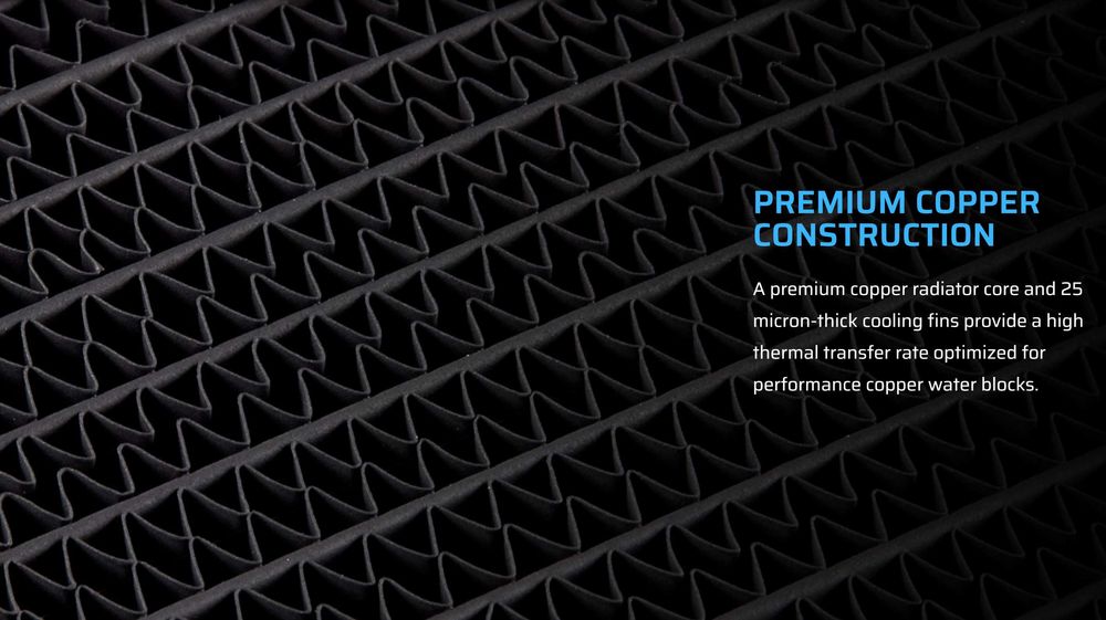 НОВ 360мм меден радиатор Corsair Hydro X Series XR5 за водно охлаждане