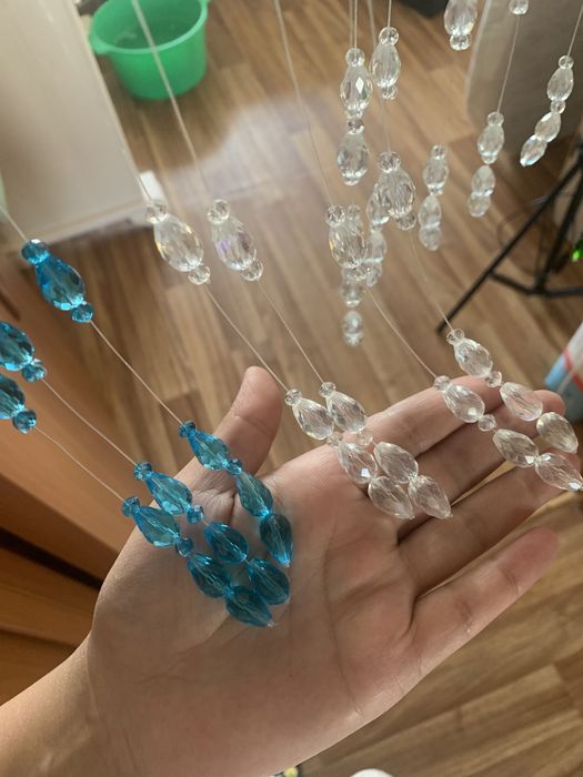 Подвеска шторы хрусталик