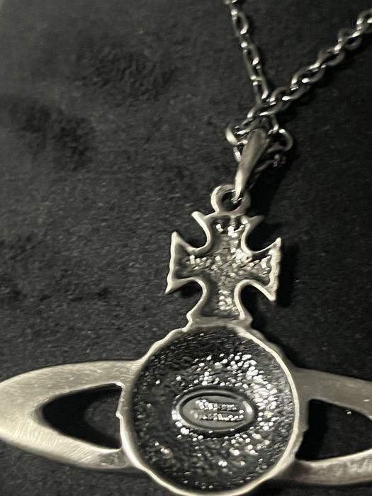 Lant Vivienne Westwood Orb Pendant Negru