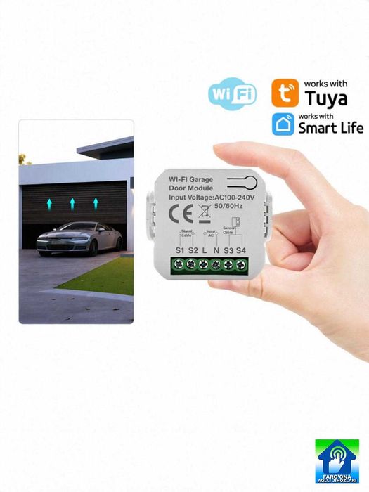 Умный Wi-Fi модуль для контроллеров гаражных ворот, Tuya / Smart Life