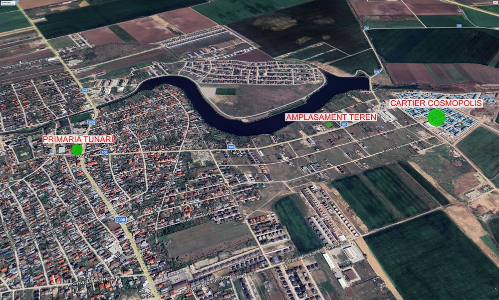 Vand/Inchiriez Teren 1000mp, Strada Stefan cel Mare (DJ100), Tunari