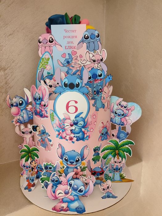 Торта с 30 книжки 30 моливи и 30 пастели