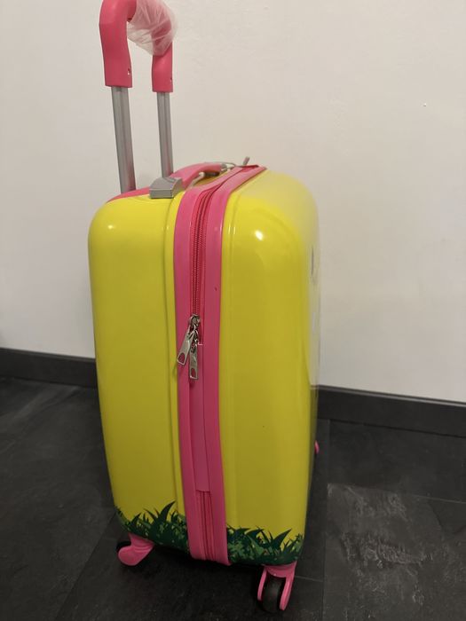 Troler/geamantan de copii pe 4 roți