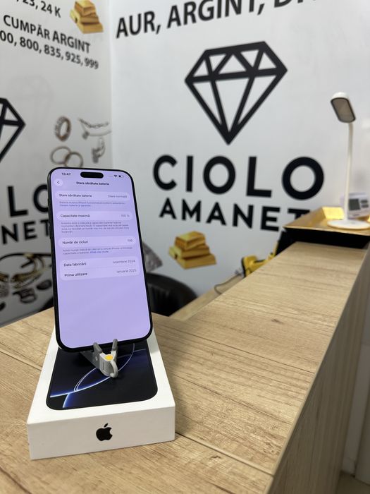 iPhone 16 PRO MAX - 256gb, 100%
