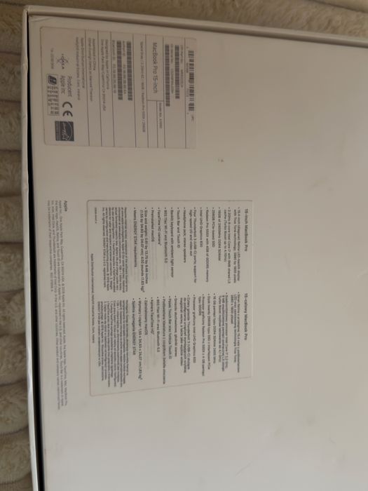 MacBook Pro 15 inch - 2019 Touch Bar