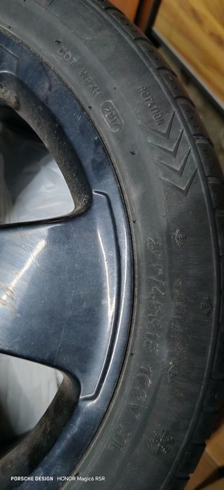 Set jante Mercedes originale +cauciucuri iarna  255/45 R18 XL 103V