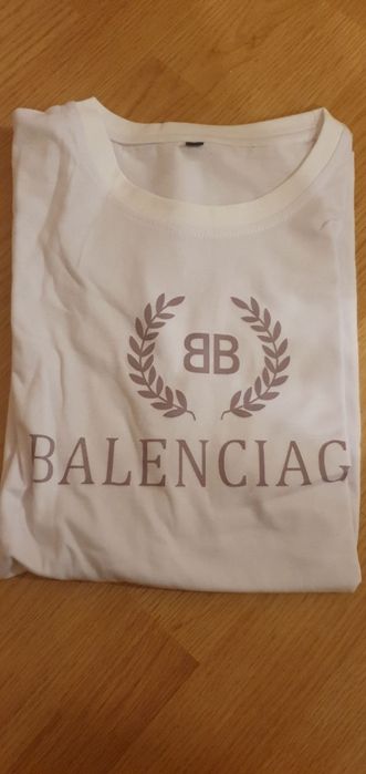 Tricou barbati marime S nou, Balenciaga, alb