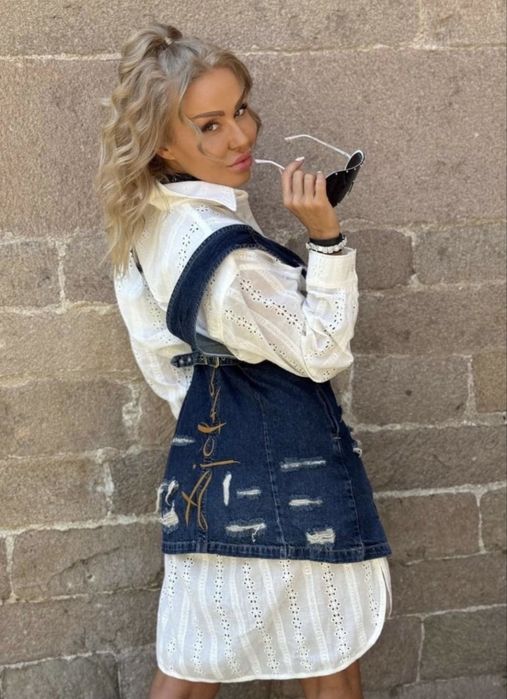 Сукман / рокля дънков  Джофра Djofra