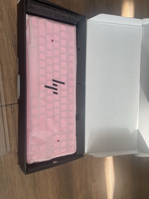 Клавиатура HP GT87 розовый