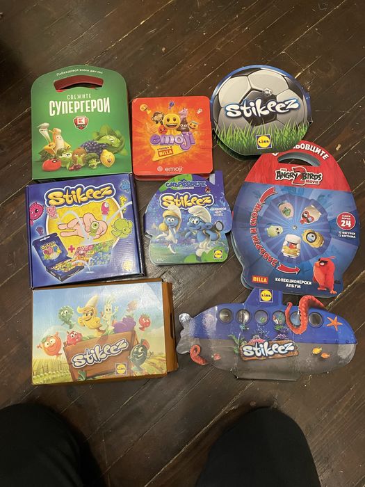 Колекции Кутии със стикита