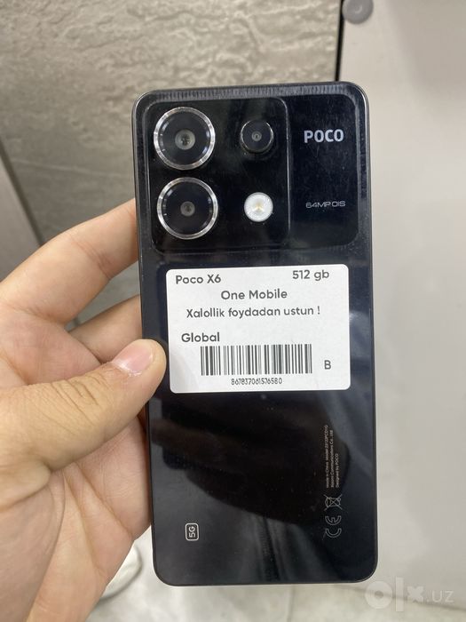 Poco x 6 xolati ideal