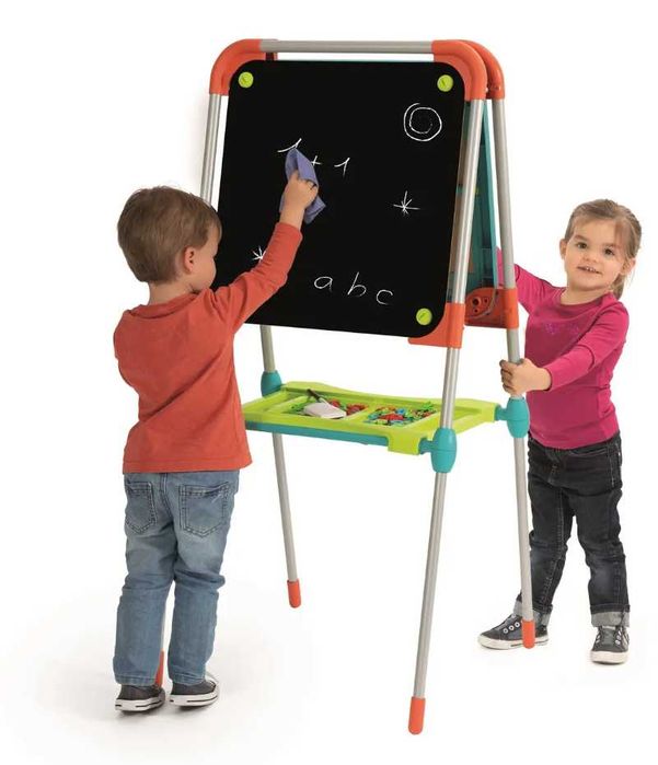 Детский двухсторонний мольберт Smoby (Франция) 3 в 1