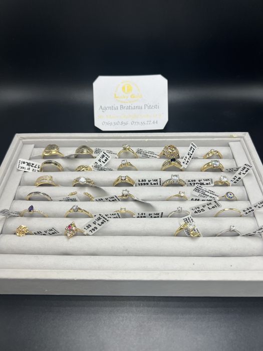 Inele aur 14/18k diverse modele si marimi